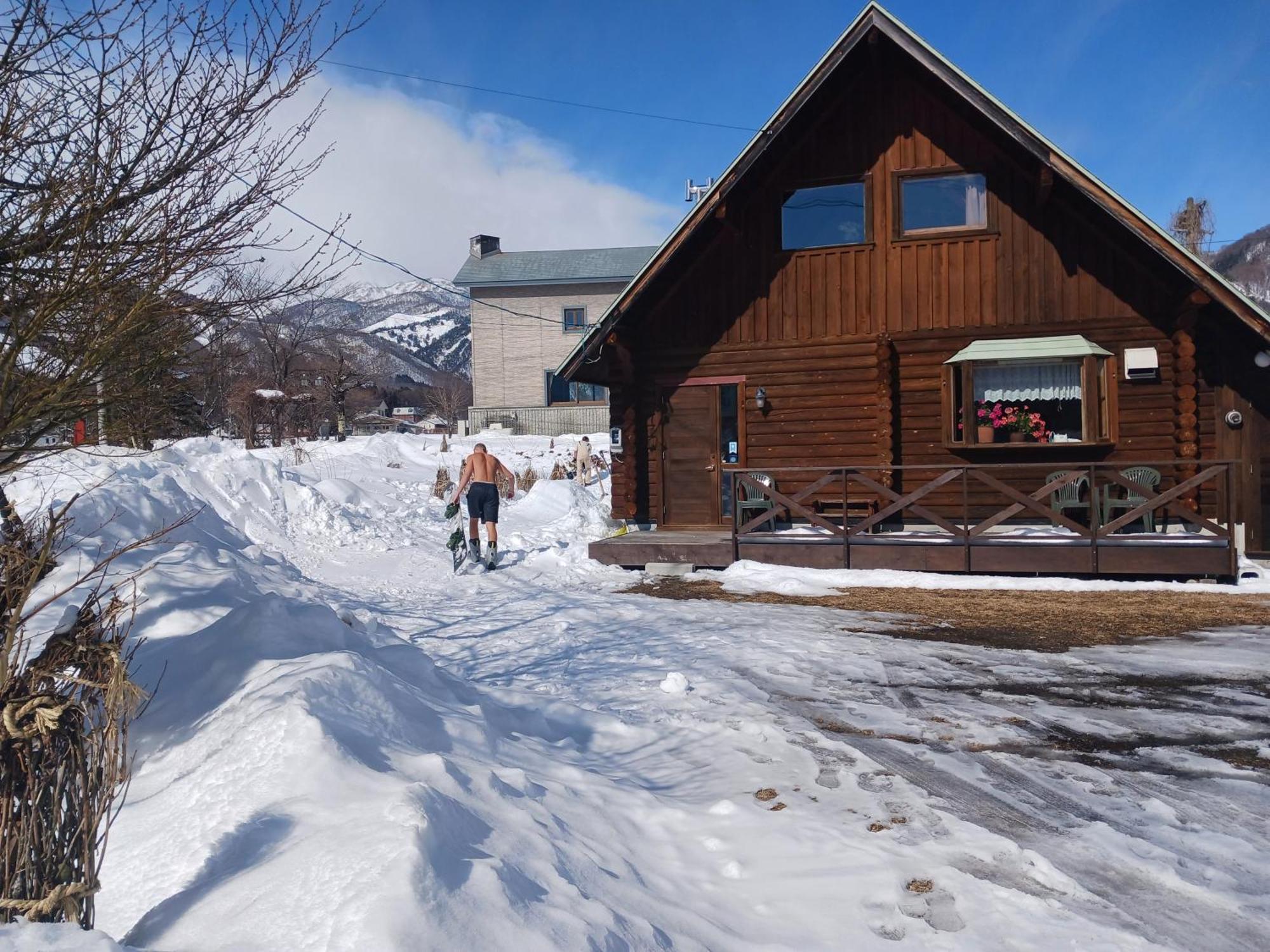 Log Cottage Villa Happo Hakuba Extérieur photo